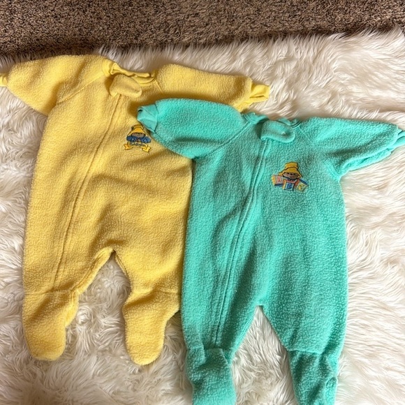 Vintage Paddington Bear fleece pajamas 2 pair Size Small (fits up to 25”) - Picture 9 of 9